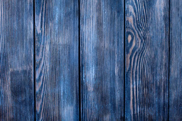 Madera pintada azul — Foto de Stock