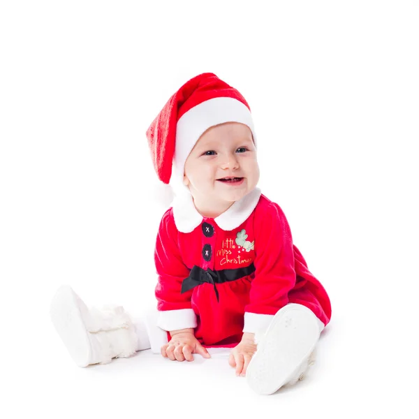 Santa meisje van de baby — Stockfoto