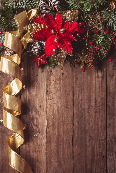 Weihnachtliche Grenzgestaltung — Stockfoto