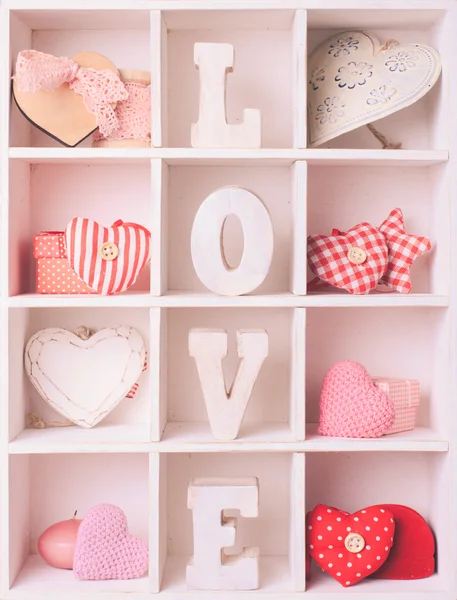 Vintage valentine set — Stock Photo, Image