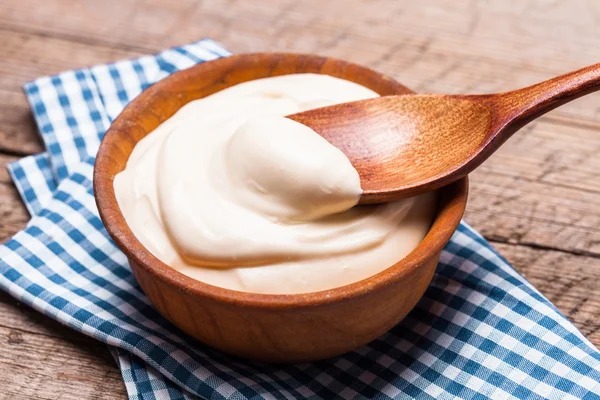 Sour cream — Stock Photo, Image