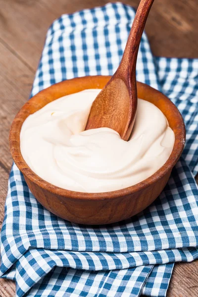 Sour cream — Stock Photo, Image