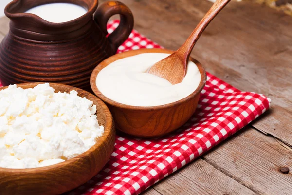 Cottage cheese — Stock Photo, Image