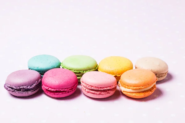 Färgglada macaroons — Stockfoto