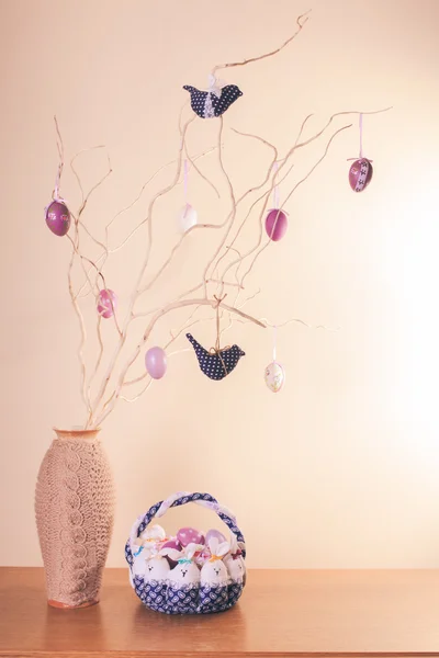 Handmade easter decorations — Stock Photo, Image
