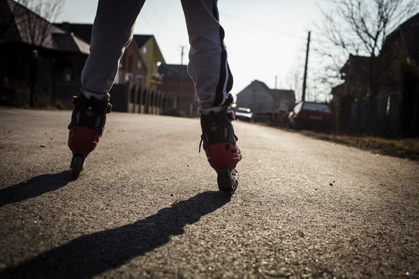 Patinação em patins — Fotografia de Stock