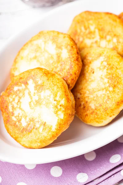 Cheese pancakes — Stock Photo, Image