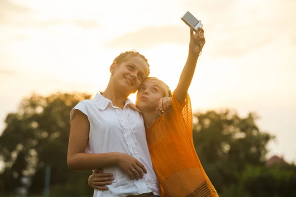 Přátel selfie — Stock fotografie