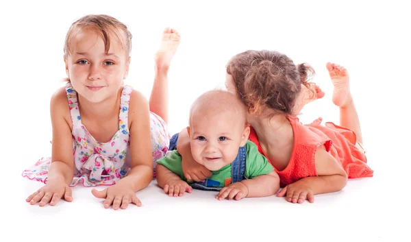 Sisters and brother — Stock Photo, Image