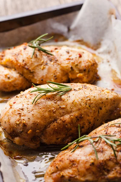 Baked chicken breast — Stock Photo, Image