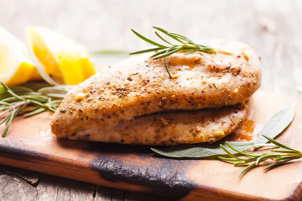 Baked chicken breast — Stock Photo, Image