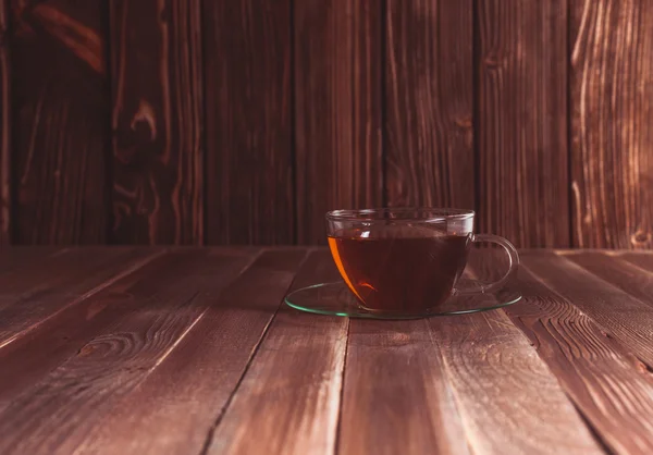 Taza de té de vidrio — Foto de Stock