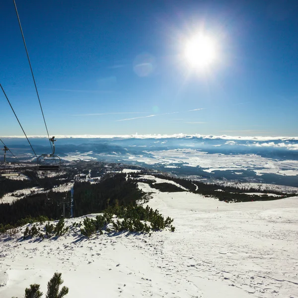 Skipiste — Stockfoto