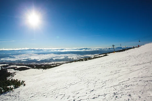 Skipiste — Stockfoto