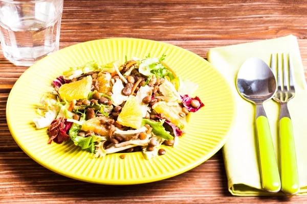 Ensalada con lentejas —  Fotos de Stock