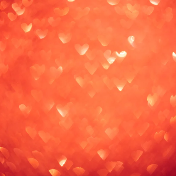 Hearts bokeh — Stock Photo, Image