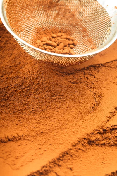 Chocolate powder — Stock Photo, Image