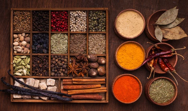 Spice set — Stockfoto