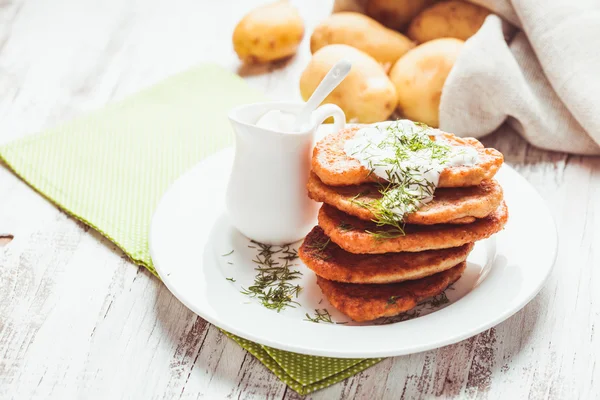 Potato pancakes — Stock Photo, Image