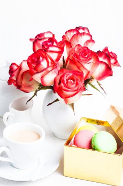 hediye kutusunda macaroons