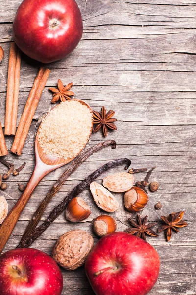 Apfelaroma-Kuchen — Stockfoto