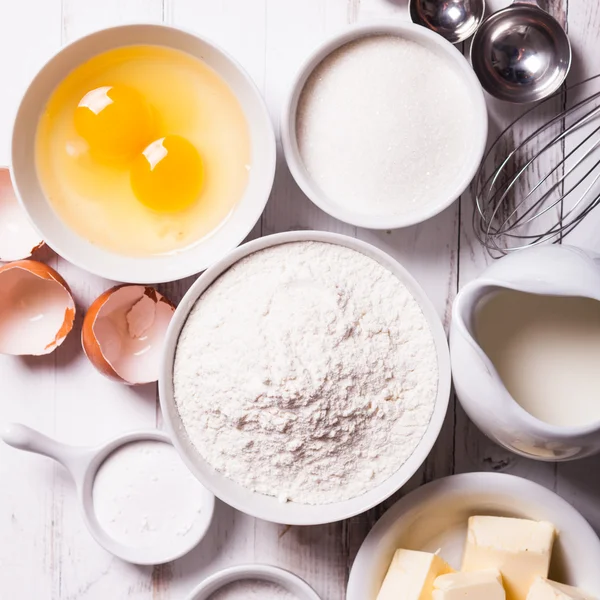 Baking ingredients — Stock Photo, Image