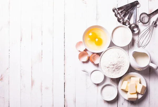 Ingredientes para panificação — Fotografia de Stock