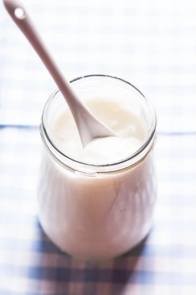 Fresh yoghurt — Stock Photo, Image