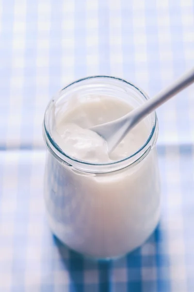 Fresh yoghurt — Stock Photo, Image