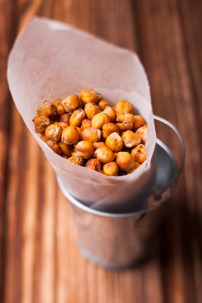 Spicy baked chickpeas — Stock Photo, Image