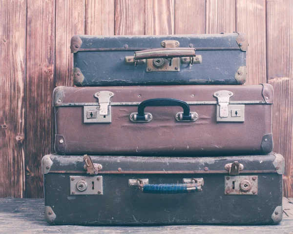 Vintage suitcases — Stock Photo, Image