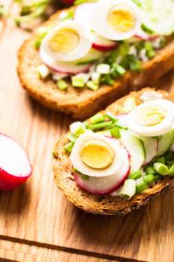 Sağlıklı kahvaltı.