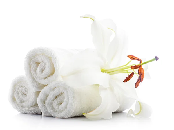 White towels — Stock Photo, Image