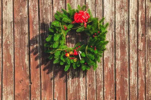 クリスマスの花輪 — ストック写真