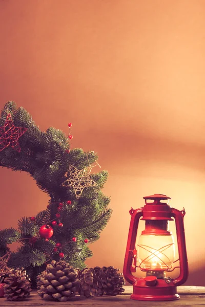 Рождественская лампа — стоковое фото