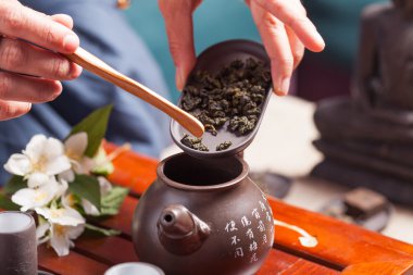 Çin çay töreni.
