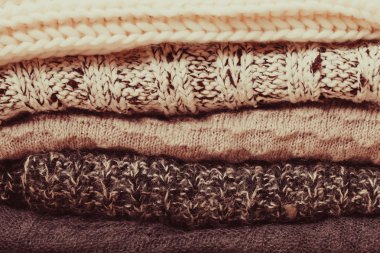 Yün giysi koleksiyonu