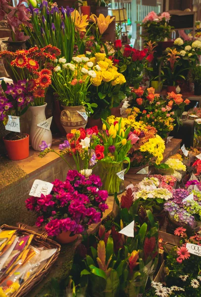 De bloemenmarkt — Stockfoto