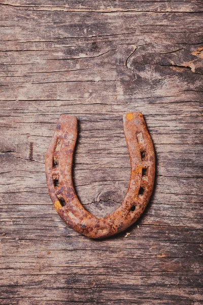 Ferro di cavallo come portafortuna — Foto Stock