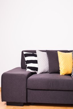 kanepe yastıkları ile