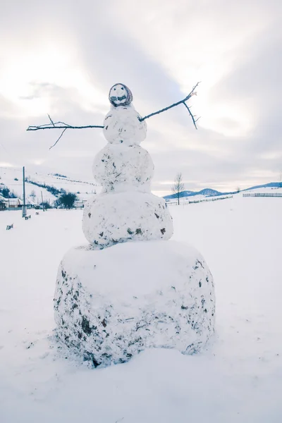 De grote sneeuwpop — Stockfoto