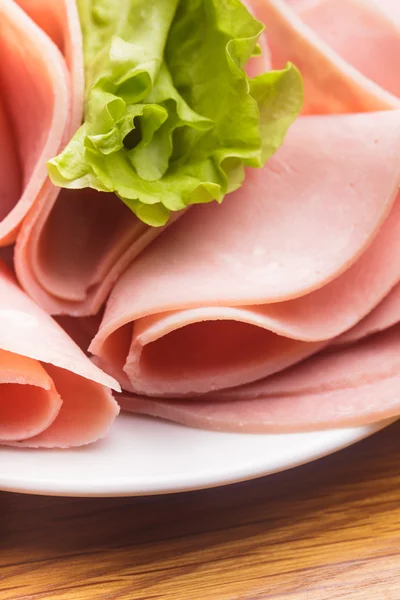 The Ham slices — Stock Photo, Image