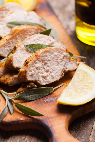 Baked chicken breast — Stock Photo, Image
