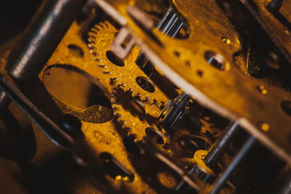 Mécanisme horloge vintage — Photo