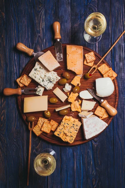 The Cheese plate — Stock Photo, Image