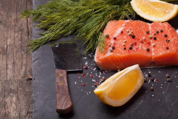 Piece of salmon — Stock Photo, Image