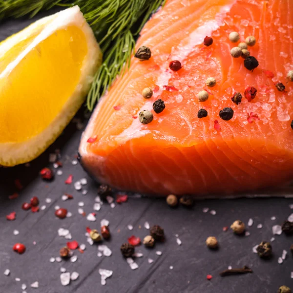 Piece of salmon — Stock Photo, Image