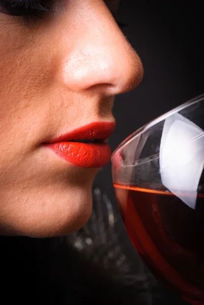 Glass of red wine — Stock Photo, Image