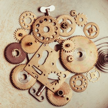 Steampunk arka plan