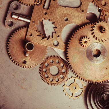 Steampunk arka plan
